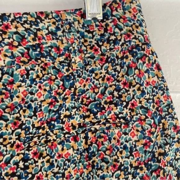 Anthropologie Corey Lynn Calter Silk Floral Rift Valley Shorts NWT - Picture 5 of 6